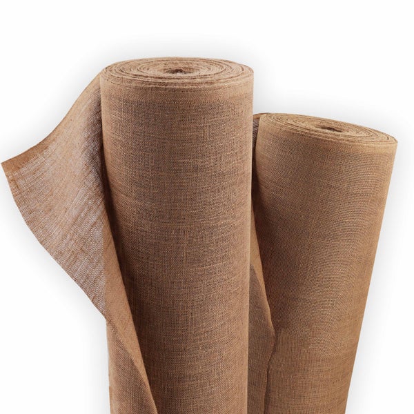 75m x 1m Jutegewebe 305g/m² Jutematte Gartenjute Jute Stoff Sackleinen Juteband