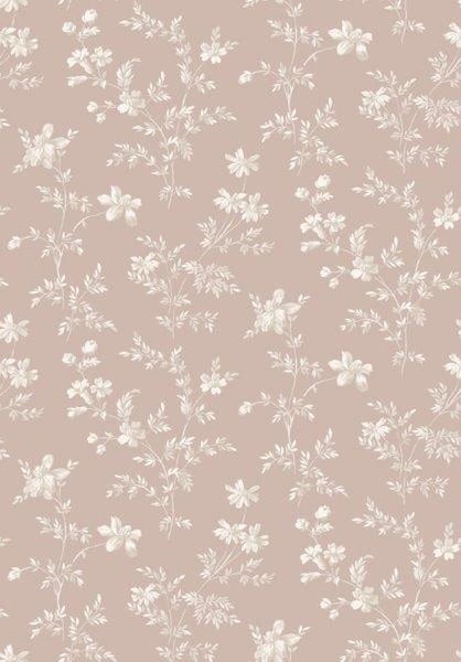 Borastapeter Tapete Blumen Rosa - 53 cm x 10.05 m - 660927