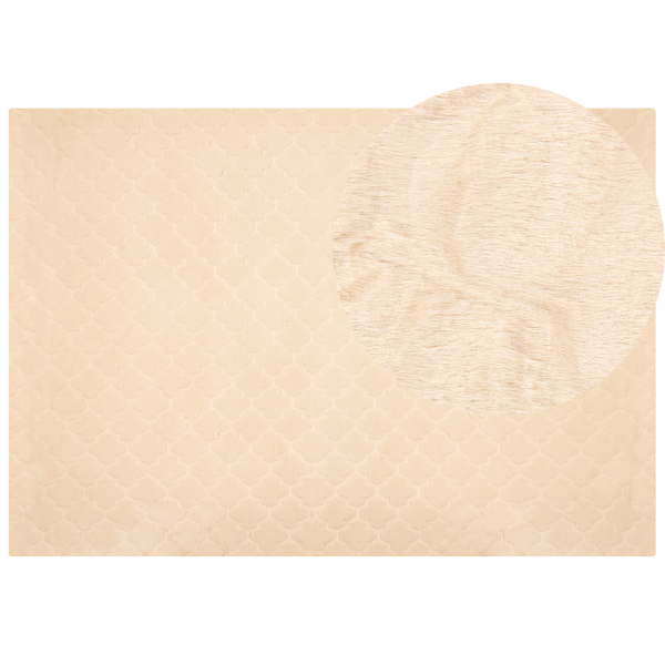 Kunstfellteppich GHARO Beige 160 x 230 cm