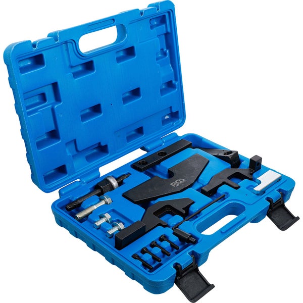 BGS Technic Motor-Einstellwerkzeugsatz im blauen Kunststoffkoffer