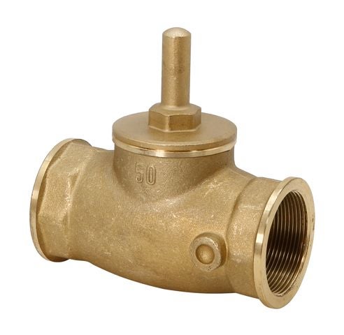 Freistromventil aus Messing mit Innengewinde und Oberteil ohne Entleerung