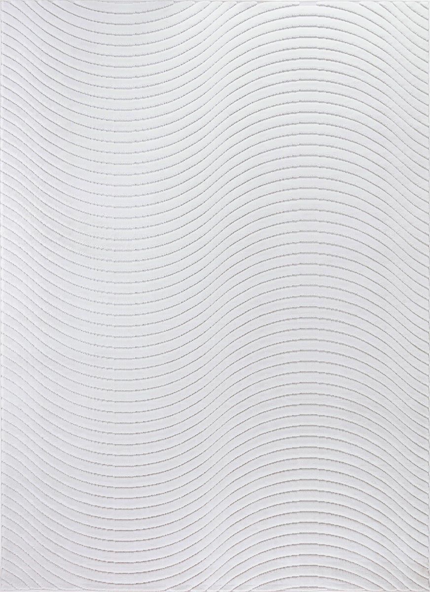 Moderner Skandinavischer Teppich für Innen-/Außenbereich - Weiß - 120x170cm - AYUMI