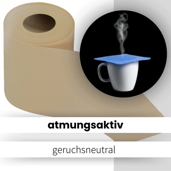 Sensalux Tischläufer, Länge: 25m, stoffähnliches Vlies, Breite: 15cm, Beige