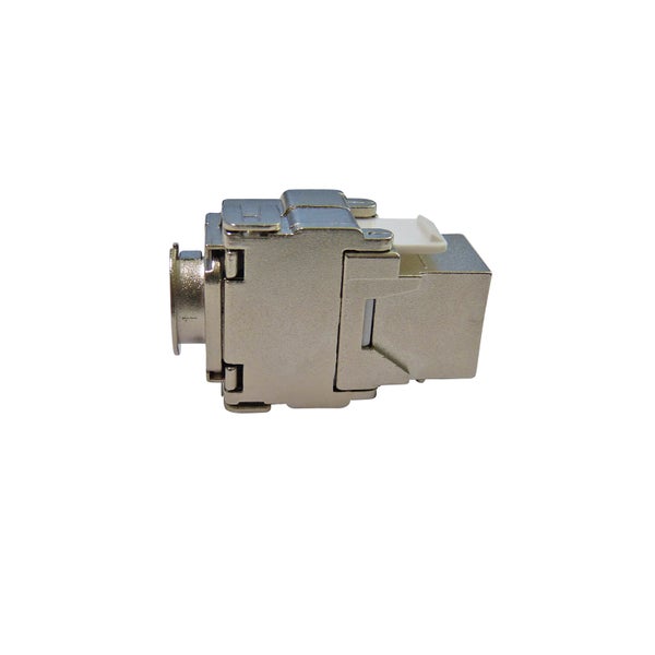 ProfiPatch Keystone RJ45 Jack Modul Cat.6a Buchse 10 Gigabit STP Netzwerk Adapter LAN für Patchpanel, Netzwerkdose, Verlegekabel