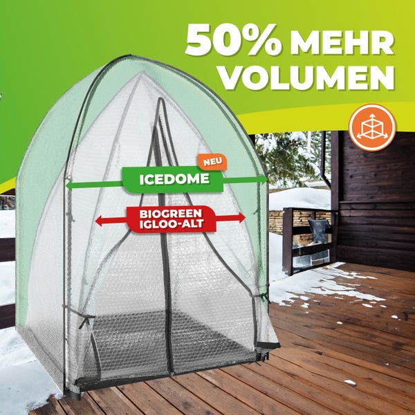 Überwinterungszelt ICEDOME ThermoPLUS L 120 x B 120 x H 183 cm