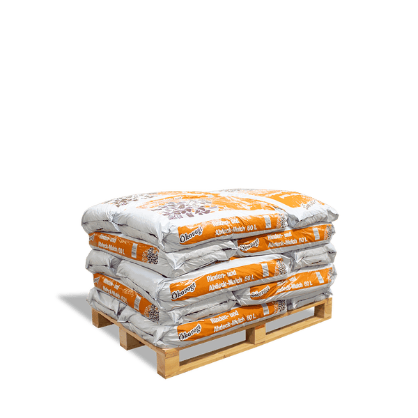 Ökovogt Rinden- und Abdeckmulch Mix 60l x 15 Sack 900l 15er Palette