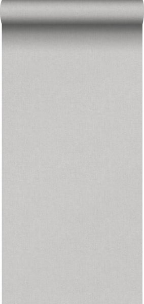 Sanders und Sanders Tapete Leinen-Optik Grau - 53 cm x 10 m - 640033