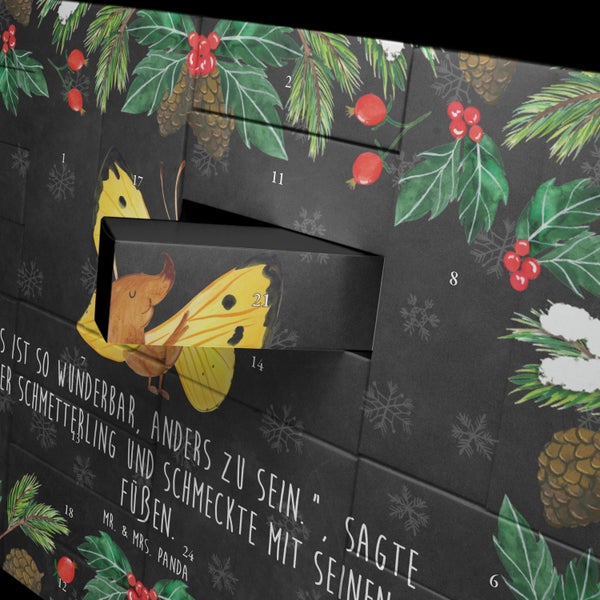 Mr. & Mrs. Panda Befüllbarer Adventskalender Schmetterling Zitronenfalter - Schwarz