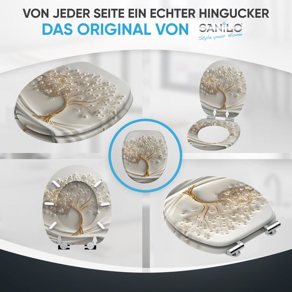 WC-Sitz mit Absenkautomatik Tree of Life