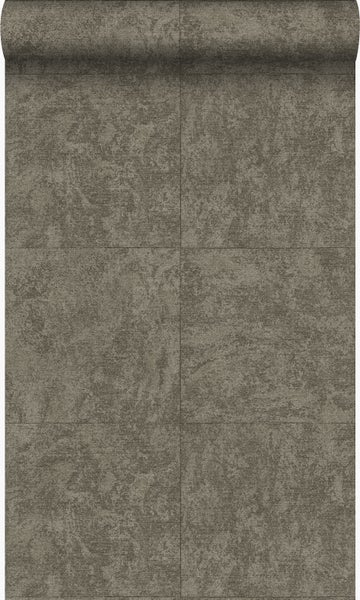 Origin Wallcoverings Tapete Stein-Optik Graubraun - 53 cm x 10.05 m - 347411