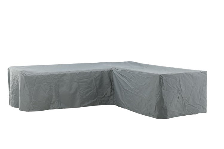 Furnco Abdeckung für gartenmöbel L-Format 325x255x100x84cm grau. 100 X 325 X 84 cm
