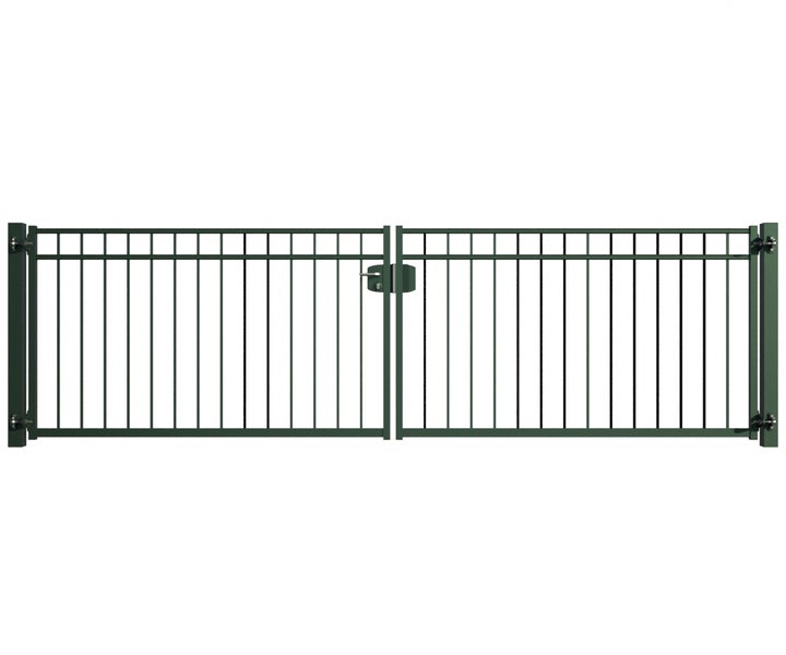 Doppeltor aus Metall für den Außenbereich