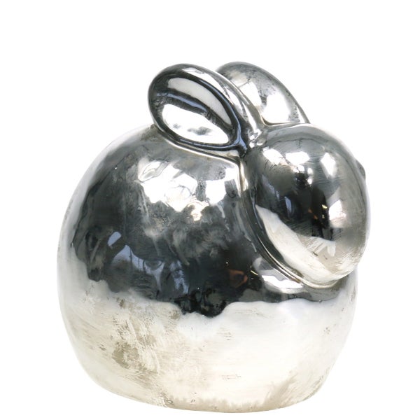 Dekorative Hasenfigur aus Keramik