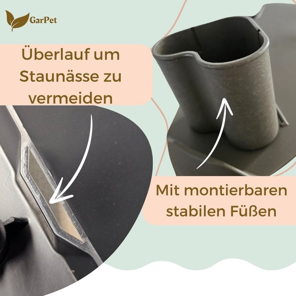 Blumentopf groß draußen Erdbeertopf Pflanzturm Blumentopf hoch Pflanzsäule Kräutertopf Balkon Pflanzkübel Kräuterturm Pflanztopf Outdoor Säulentopf