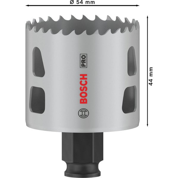 Bimetall Lochsäge mit 54 Millimeter Durchmesser