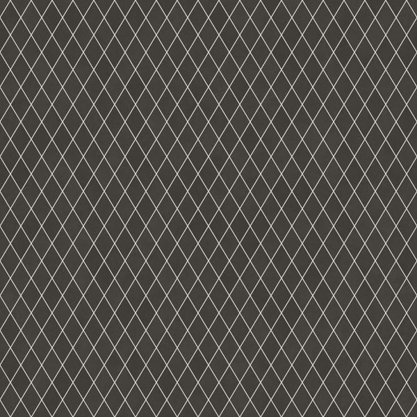 Vliestapete mit geometrischem Rautenmuster.