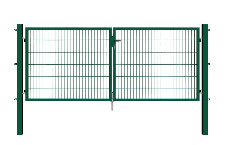 Doppelflügeltor aus Metall für den Garten
