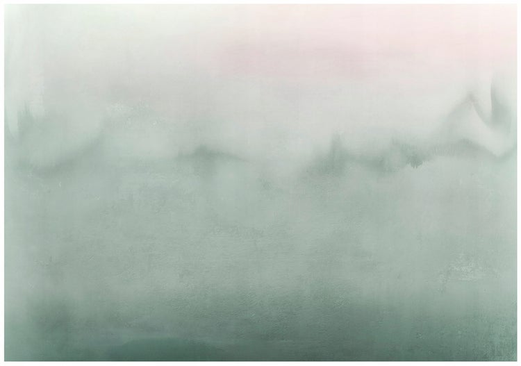 Abstraktes Wandbild mit Farbverlauf