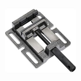 Maschinenschraubstock für Werkbänke und Bohrmaschinen mit verstellbaren Spannbacken aus Metall