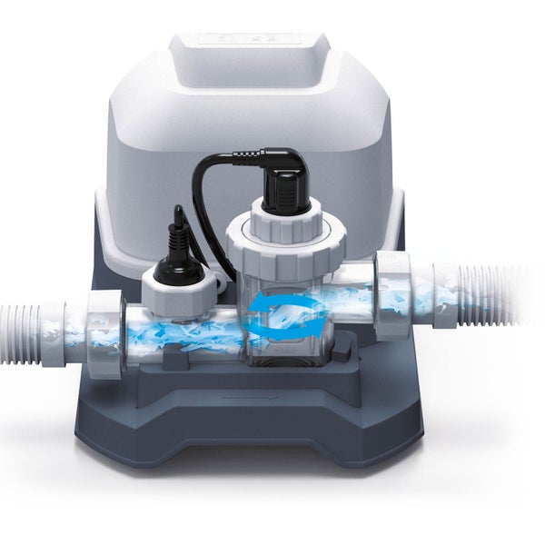 Salzwasser-Elektrolyseanlage zur Poolreinigung