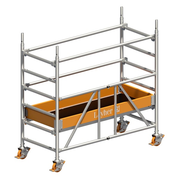 Rollgerüst mit Werkzeugkiste