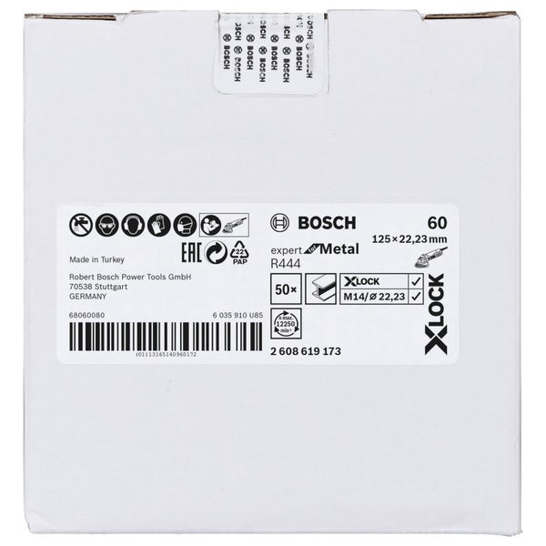 Bosch Expert Metal R444 Trennscheibe im Karton, 125x22,23 Millimeter