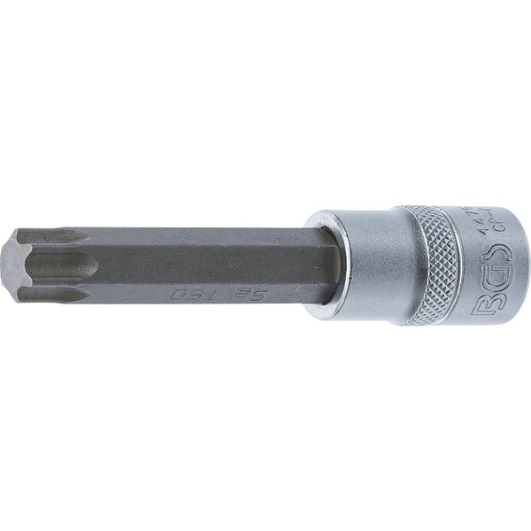BGS Bit-Einsatz Länge 100 mm Antrieb Innenvierkant 12,5 mm (1/2) T-Profil (für Torx) T60 - 4476