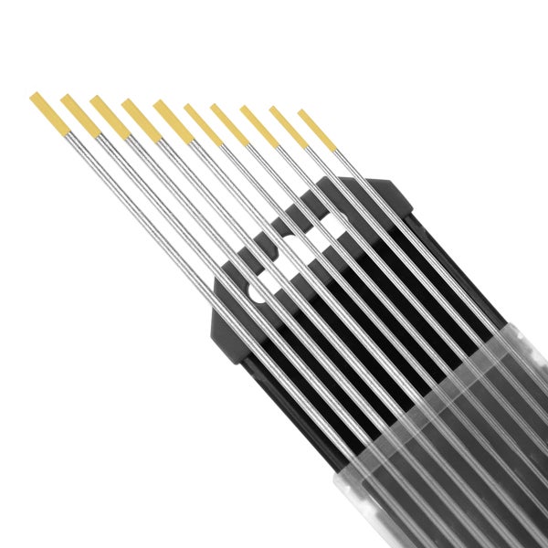 STAHLWERK Wolframelektroden/Schweißelektroden WL15 gold 5 x 1,6 mm + 5 x 2,4 mm