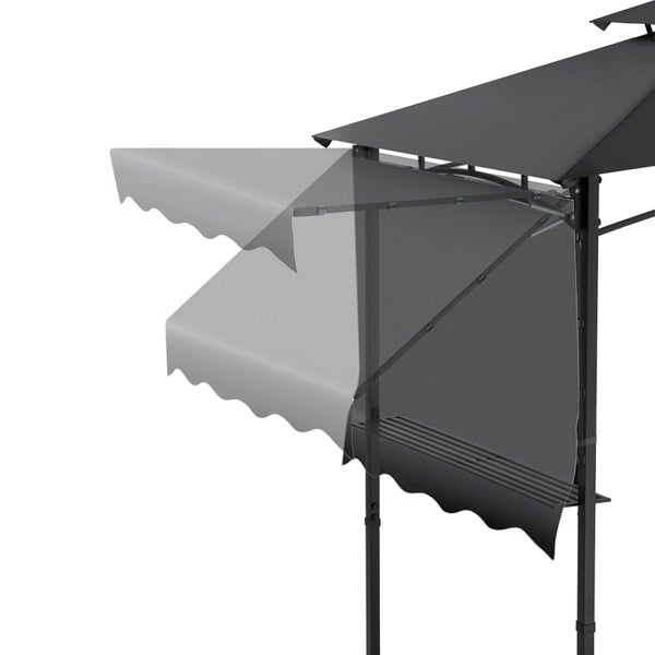 Ein an einem schwarzen Metallgestell montierter Kapselheber beim Öffnen einer Limonadenflasche.