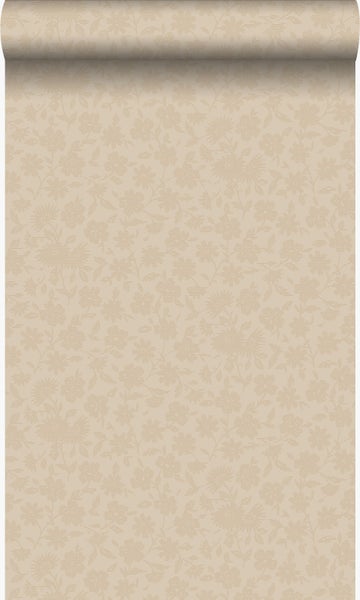 Origin Wallcoverings Tapete Blumen Altweiß - 53 cm x 10.05 m - 345437