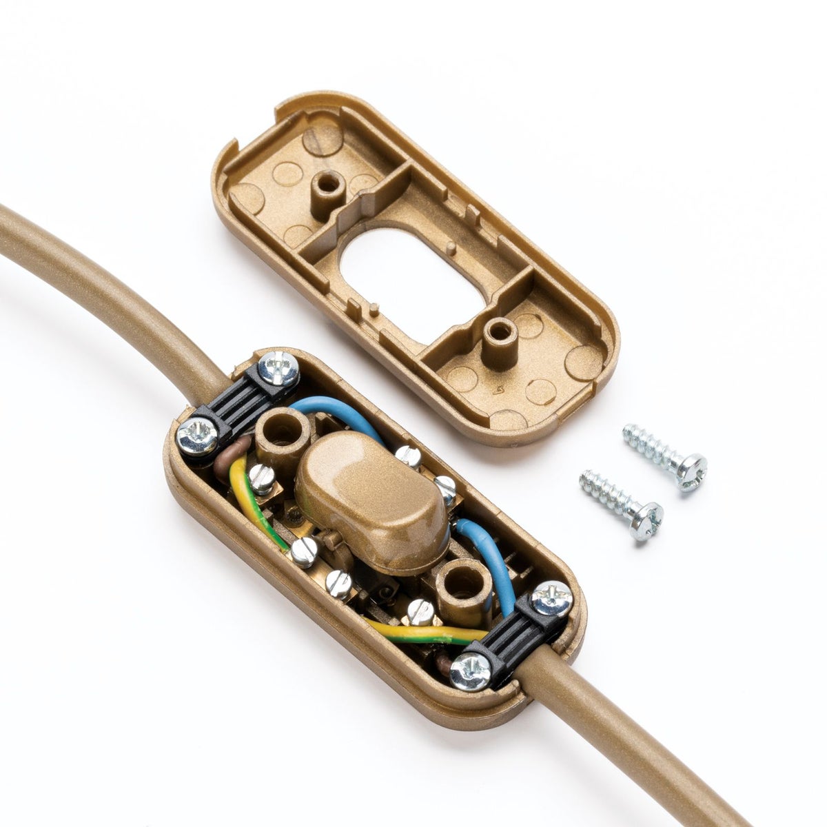 Weißer Inline-Schalter – 6A 250V, Zwischenschalter Für 2- Und 3-adrige Leitungen, Ideal Für Tischlampen Weißer Inline-Schalter – 6A 250V, Zwischenschalter Für 2- Und 3-adrige Leitungen, Ideal Für Tischlampen