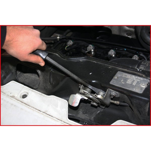 Satz verschiedener Brechstangen mit Kunststoffgriffen von KS Tools