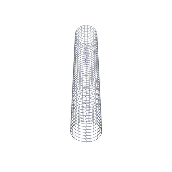 Gabionensäule Durchmesser 37 cm MW 5 x 5 cm rund - Höhe: 220 cm