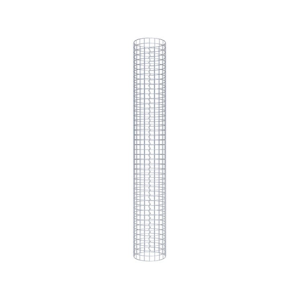 Gabionensäule Durchmesser 32 cm MW 5 x 5 cm rund - Höhe: 220 cm