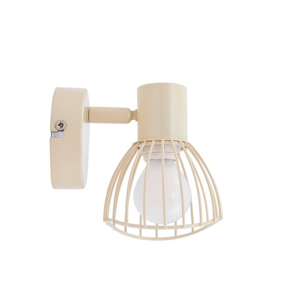 Lindby Deckenlampe Piena (Modern) in Creme aus Metall (1 flammig, E14) - Deckenleuchte Lampe Wohnzimmerleuchte