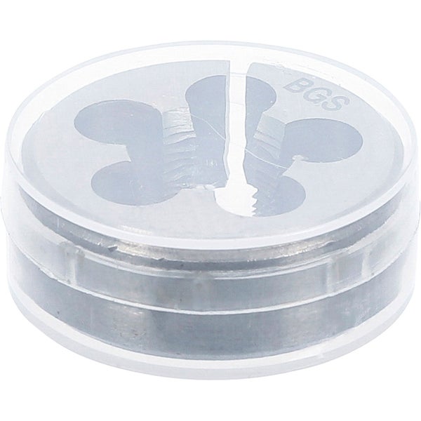 BGS Logo mit Zündkerzen-Gewinde-Reparatur-Einsätzen in transparenter Verpackung