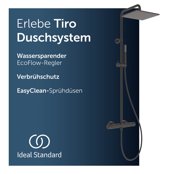 Ideal Standard Tiro Duschsystem mit Kopfbrause und Handbrause