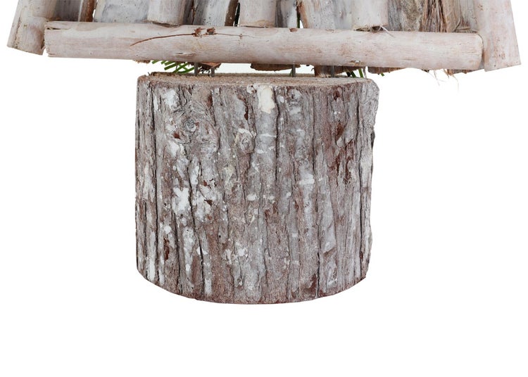 Dekorativer Baumstumpf aus Holz