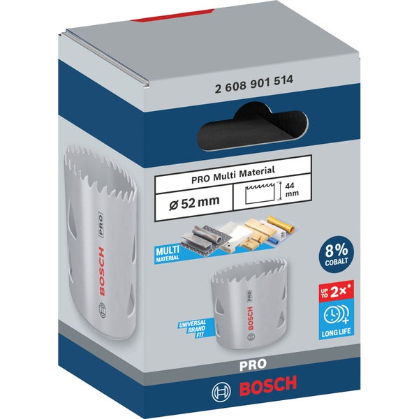 Bosch PRO Multi Material Lochsäge 52 mm mit Gewinde - 2608901514