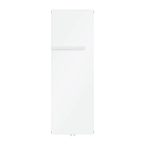LuxeBath Badheizkörper 1800x604 mm Weiß + 1x Handtuchhalter, Flach Einlagig Design Heizkörper Mittelanschluss Vertikal Planheizkörper Vertikalheizkörper Paneelheizkörper Flachheizkörper Heizwand