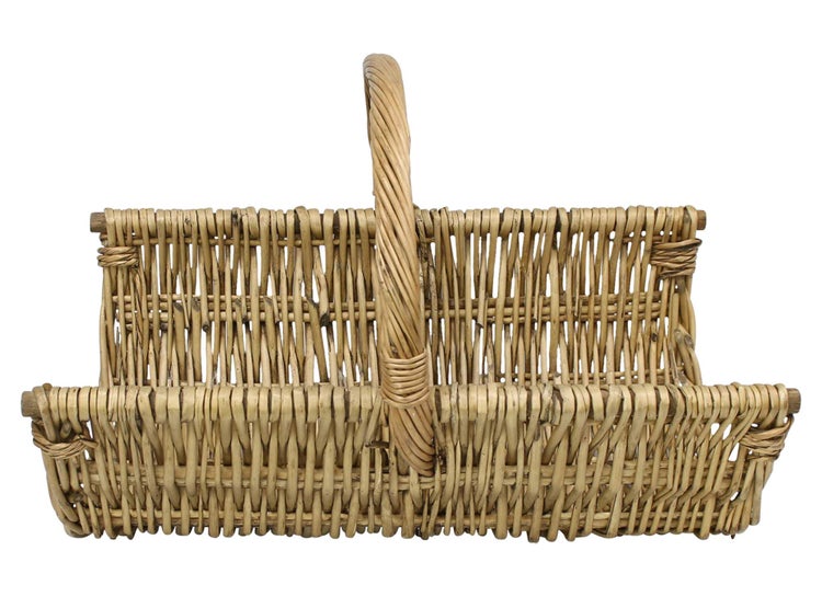 FRANK FLECHTWAREN | Holzkorb Trend-Weide, WEIDE, 59 x 40 x 19 cm, GH 41 cm