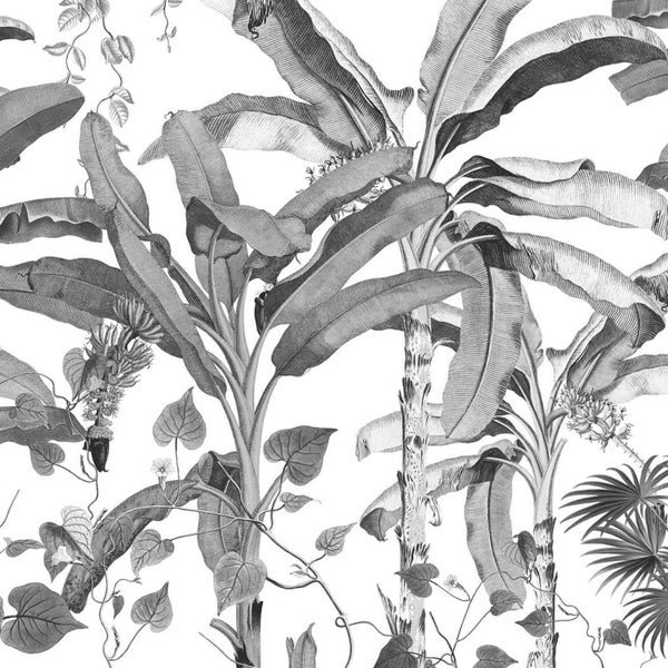 Tapete mit Bananenstauden-Muster