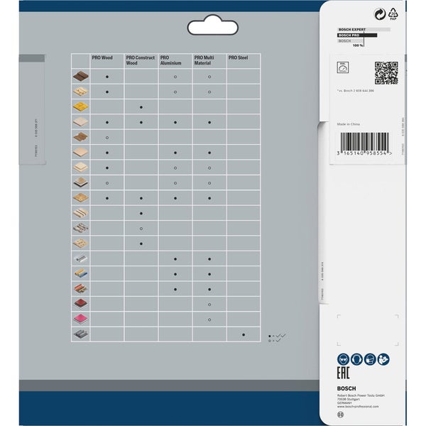 Bosch PRO Wood cordless Blatt für Kreissägen 216 x 1,7 x 30 mm - 2608837721