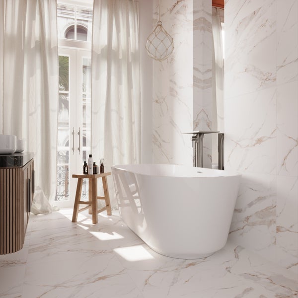 Feinsteinzeug Carrara Antique Satiniert matt 60x60x0,7