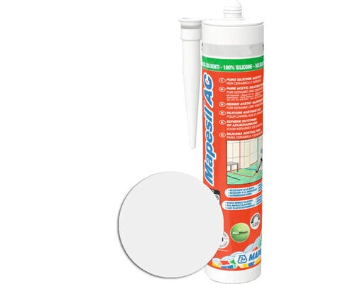 Mapesil AC Silikonkartusche für Keramik und Sanitär