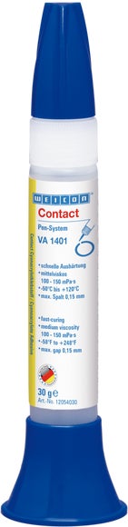 WEICON VA 1401 Cyanacrylat-Klebstoff|Sekundenkleber für Gewebe, Schaumgummi und großporige Elastomere|30 g