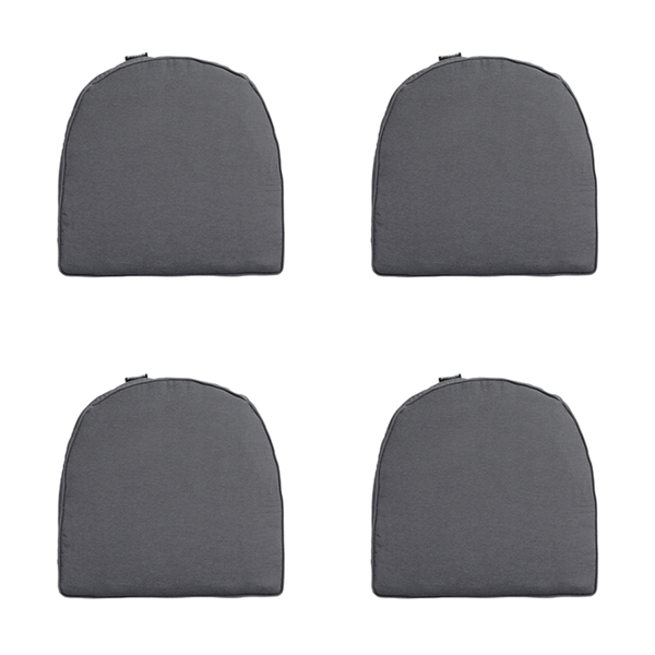 Sitzkissen Panama grau - Ca. 48x48 cm - 4er-Set