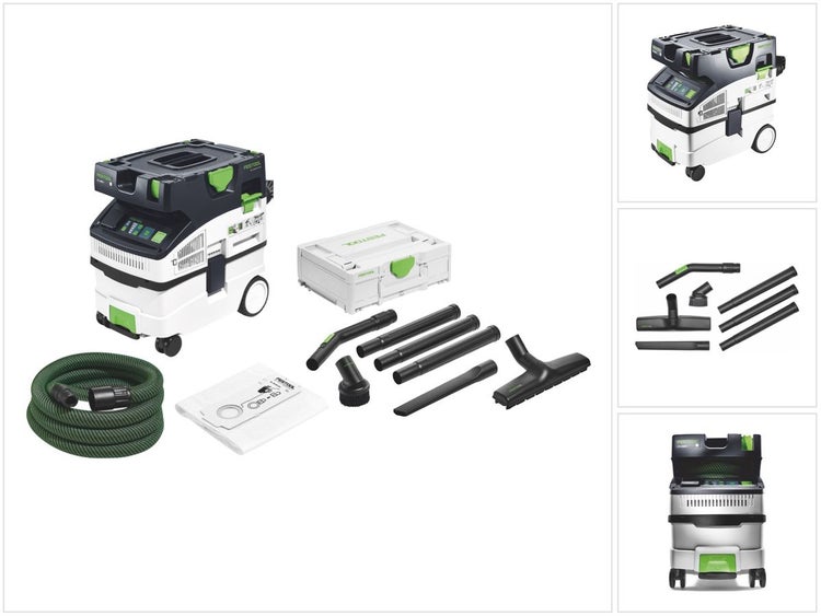 Festool CTL MIDI I Cleantec Absaugmobil 15 l Staubkl. L + Reinigungsset RS-ST D 27/36-Plus im Systainer