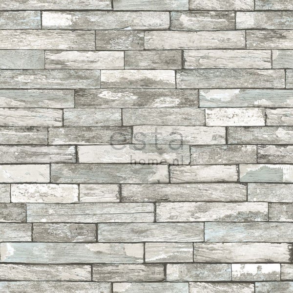 Tapete mit Holzoptik