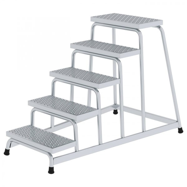 Metalltreppe mit fünf Stufen für den Innenbereich